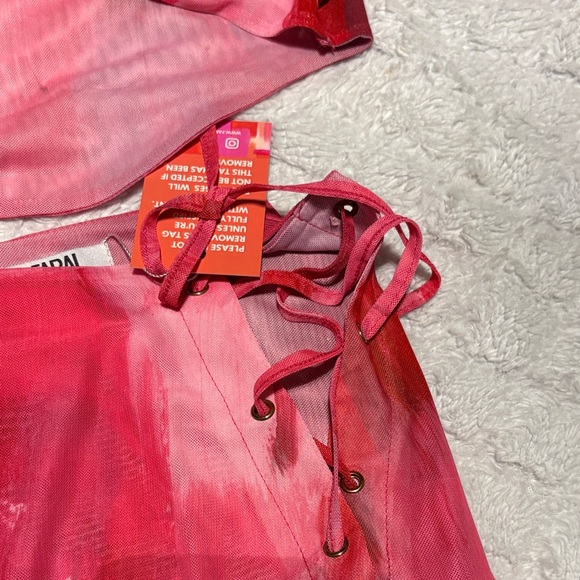 Red and Pink Two-Piece Set - Picture 4 of 4